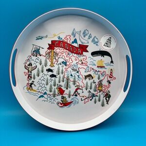 Canvas x Forest & Waves Canadiana Map Melamine Serving Tray
